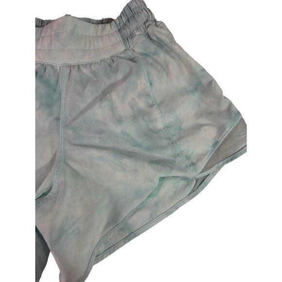 Lululemon Women's Hotty Hot Shorts 4" Low Rise Lined Diamond Dye Sz 4 - Picture 4 of 7